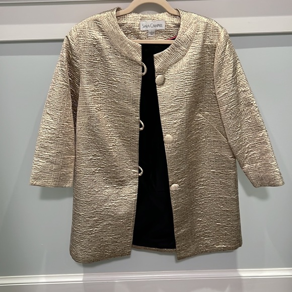 Gold Sara Campbell suit jacket - Picture 2 of 3